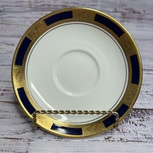 AYNSLEY EMPRESS COBALT Saucer Only Please Read